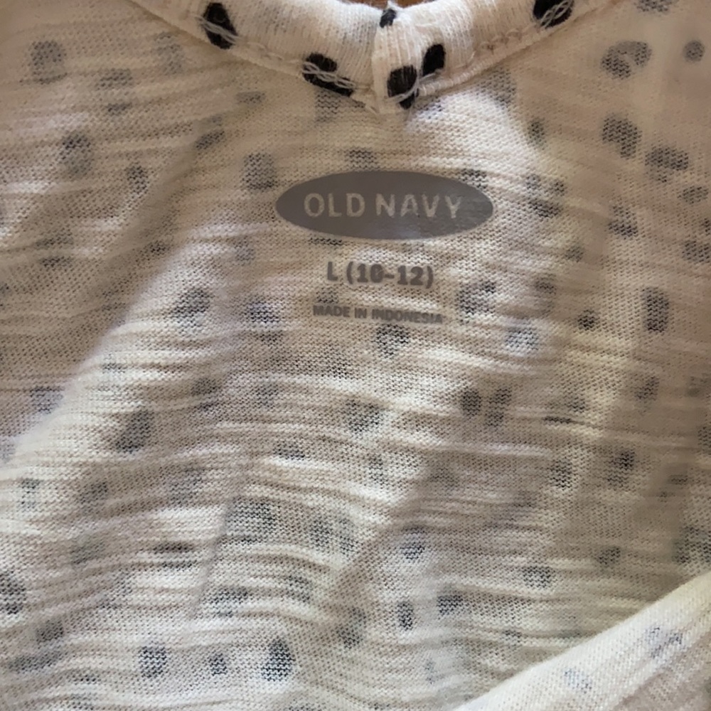 Old Navy Girls ruffled Top Size 10-12 - Picture 4 of 5